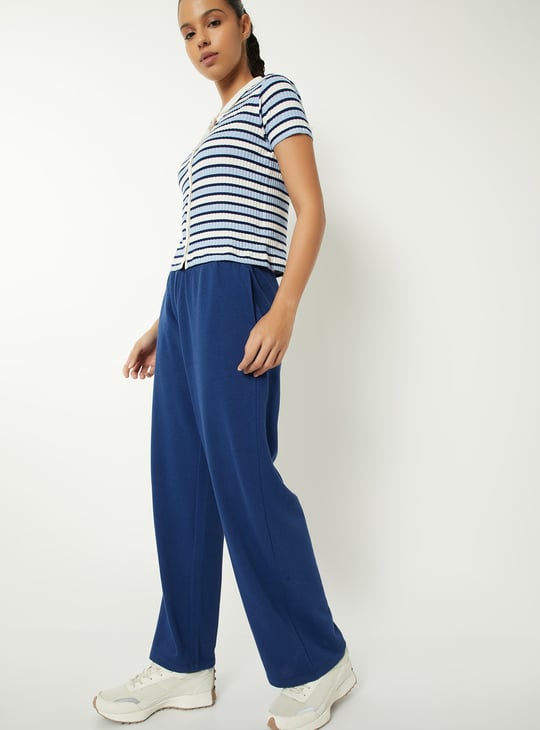 Women Solid Athleisure Track Pants
