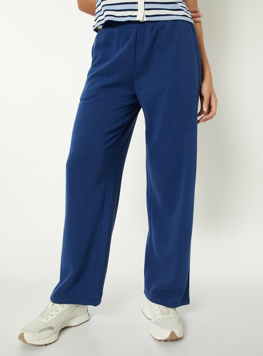 Women Solid Athleisure Track Pants