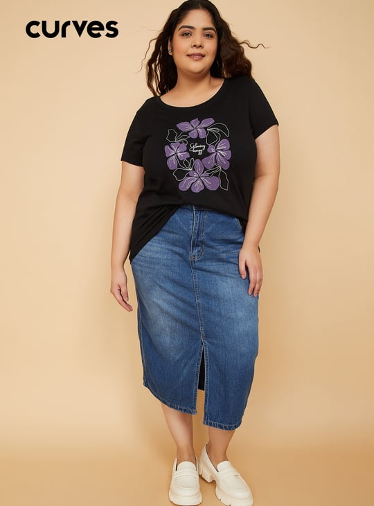 Women Floral Print T-shirt