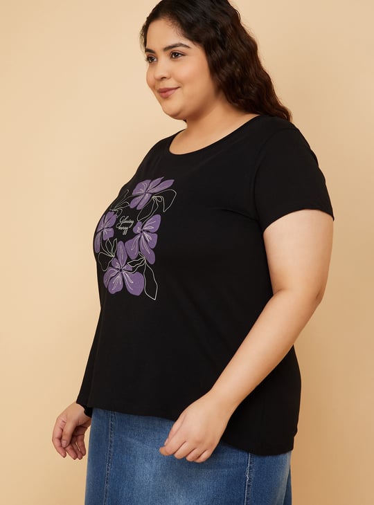 Women Floral Print T-shirt