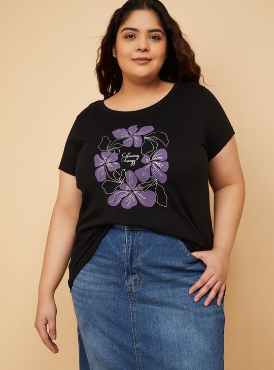 Women Floral Print T-shirt