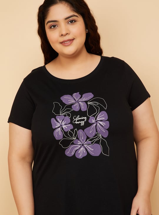 Women Floral Print T-shirt