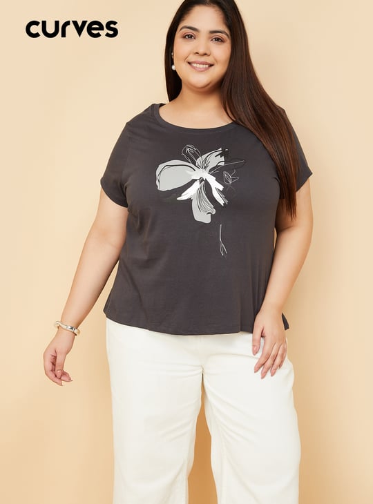 Women Floral Print T-shirt