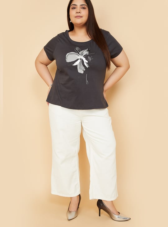 Women Floral Print T-shirt