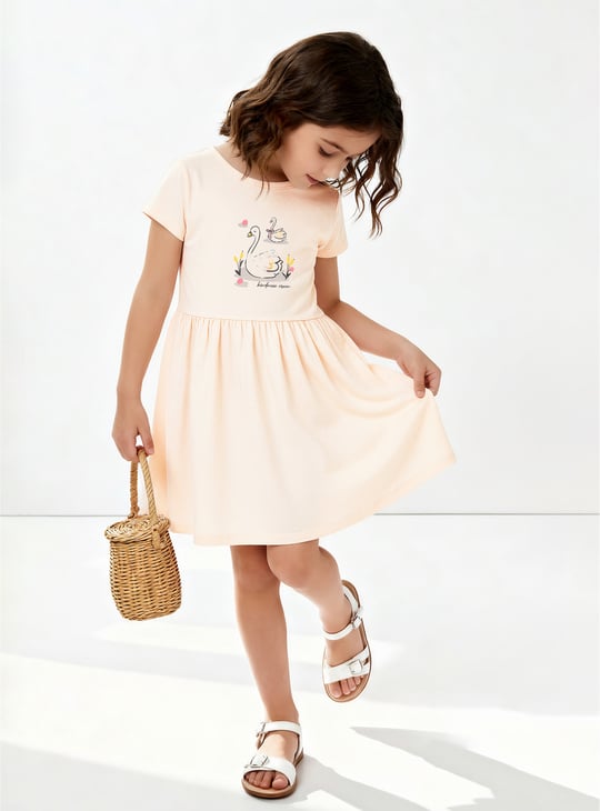Girls Printed Dress