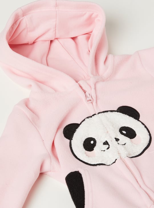 Girls Panda Trousers Set