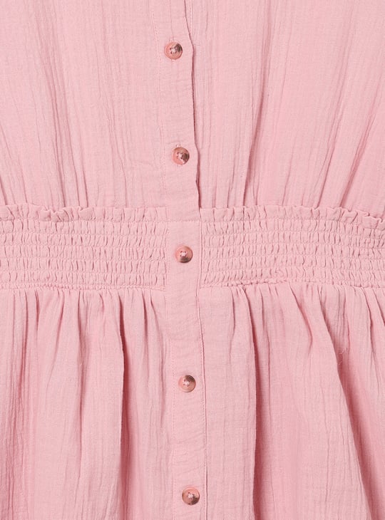Girls Textured Dress