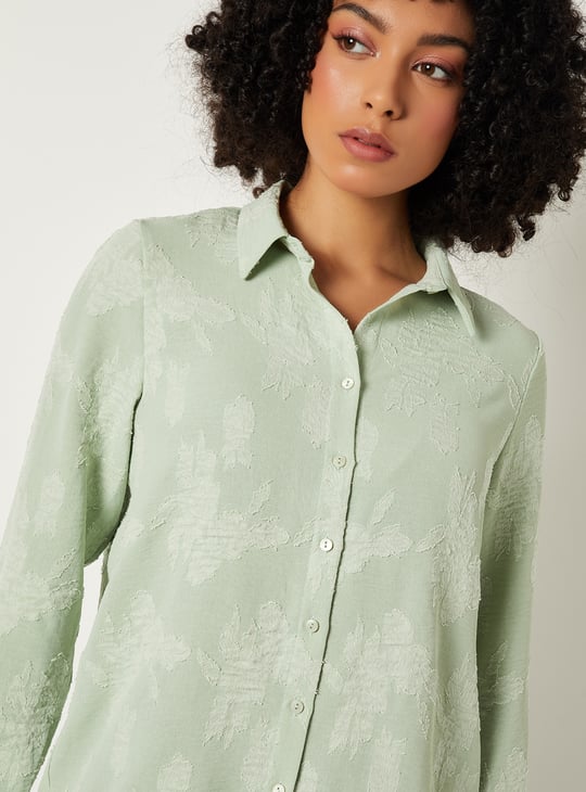 Women Jacquard Shirt