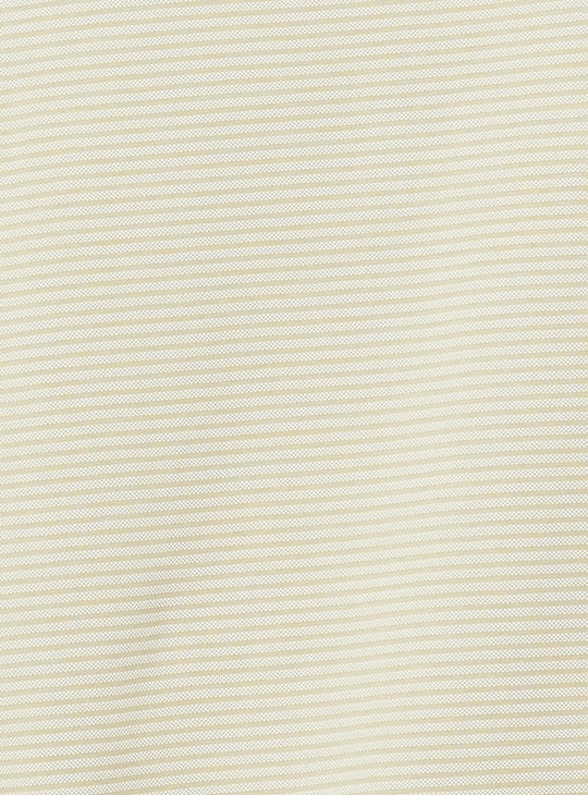 Men Striped Polo T-shirt