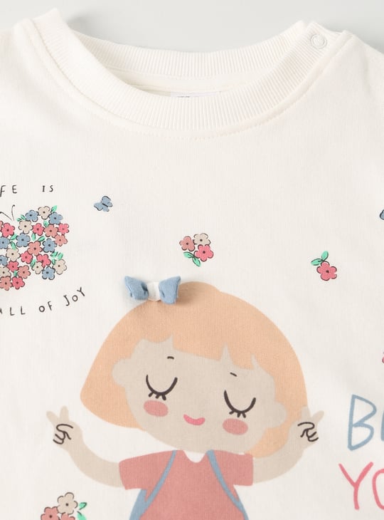 Girls Printed Leggings Set