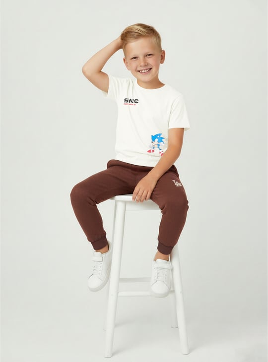 Boys Sonic Print T-shirt