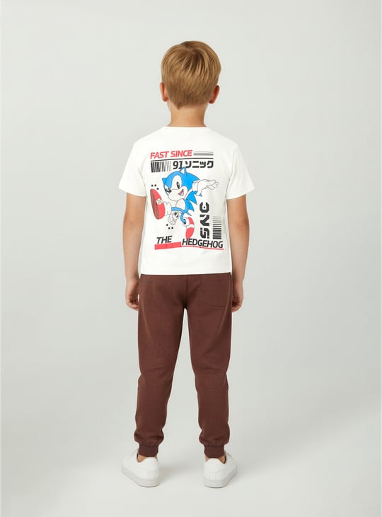 Boys Sonic Print T-shirt