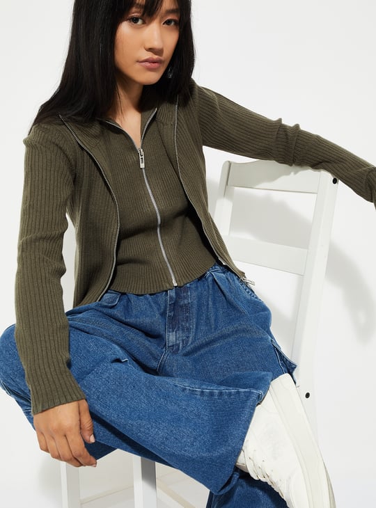 ALAYA F x URB_N Women Layered Hooded Jacket