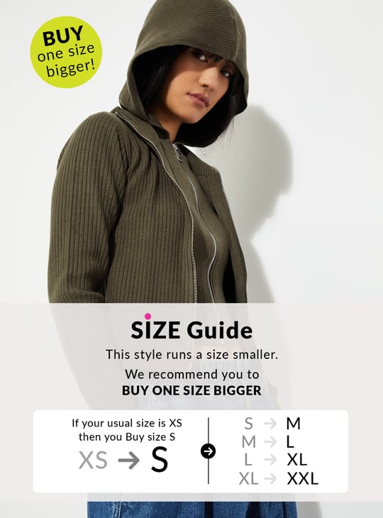 ALAYA F x URB_N Women Layered Hooded Jacket