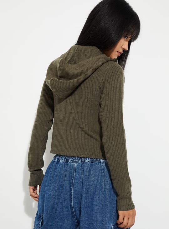 ALAYA F x URB_N Women Layered Hooded Jacket