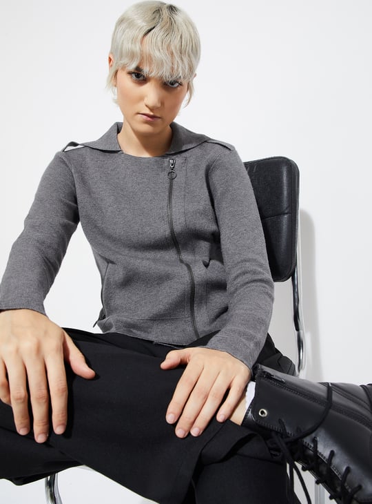 ALAYA F x URB_N Women Knit Jacket