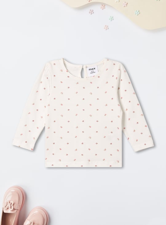 Girls Embroidered Pinafore Dress with T-shirt
