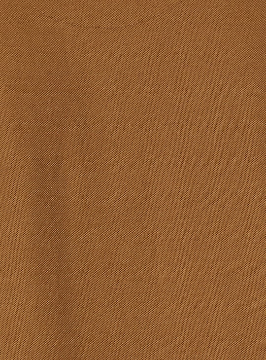 Men Textured Polo T-shirt