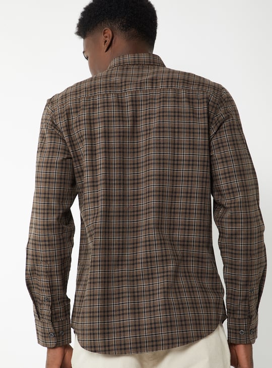 Men Checked Regular Fit Shirt