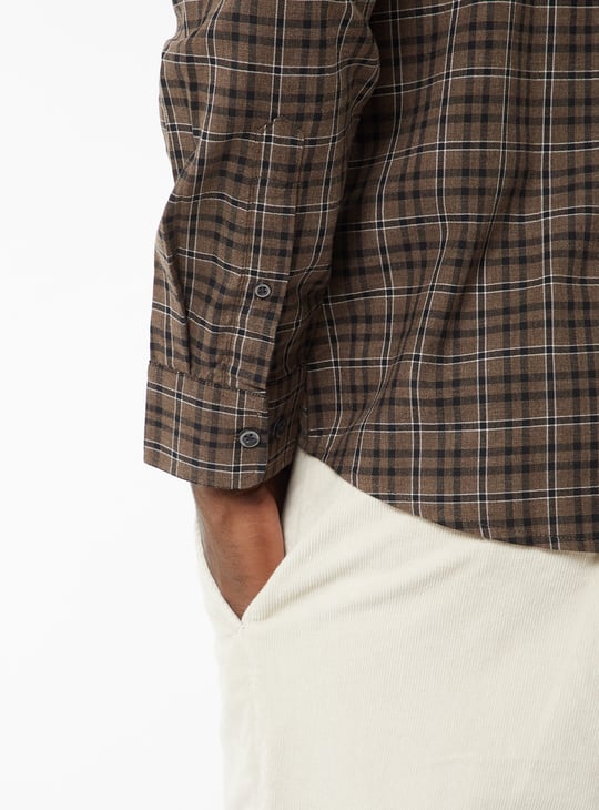 Men Checked Regular Fit Shirt