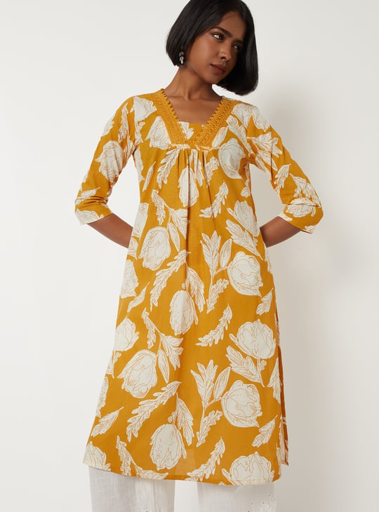 Women Printed Straight Kurta