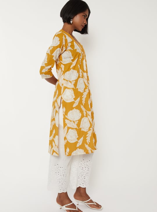 Women Printed Straight Kurta