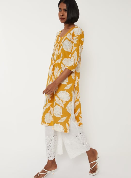 Women Printed Straight Kurta