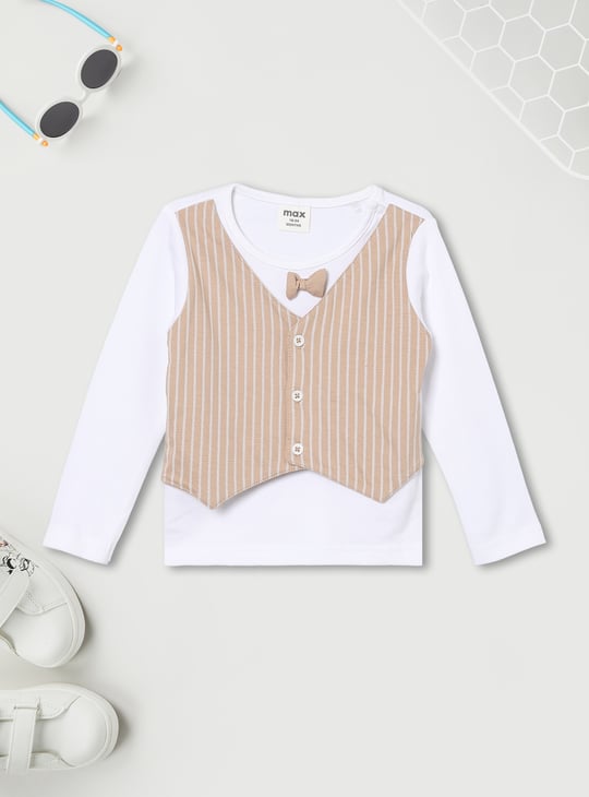 Boys Striped Trousers Set