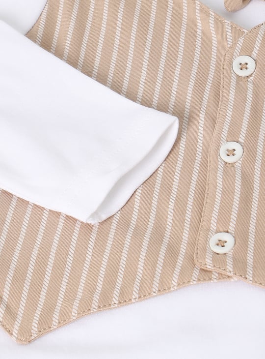 Boys Striped Trousers Set