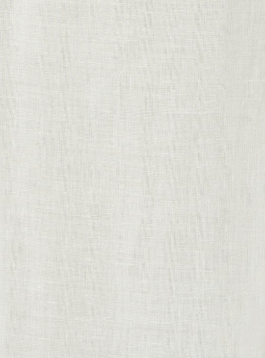 Women Embroidered Palazzos with Scalloped Hem