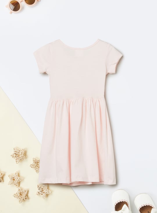 Girls Printed A-line Dress