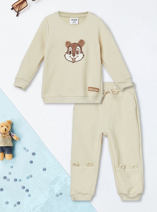 Boys Chip & Dale Quilted Joggers Set
