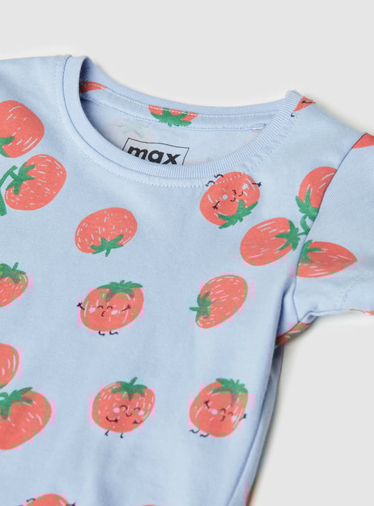 Girls Printed T-shirt - Pack of 3