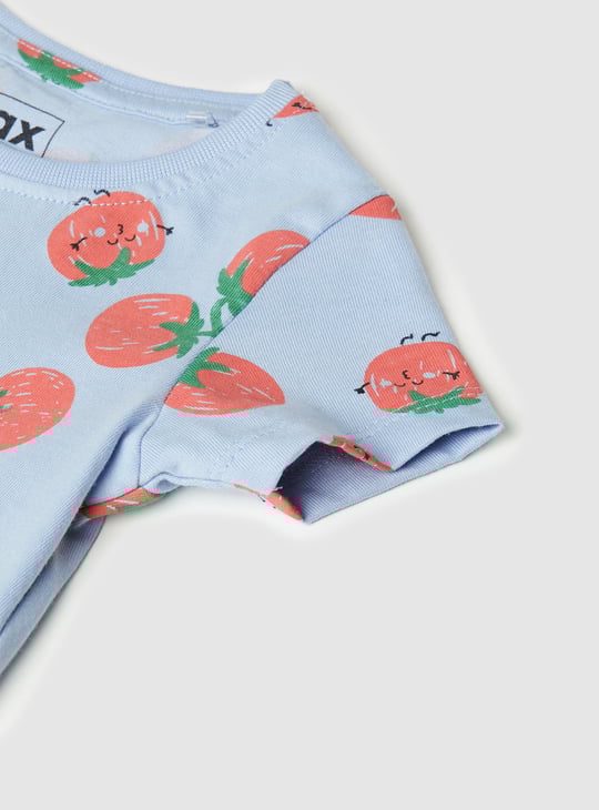 Girls Printed T-shirt - Pack of 3