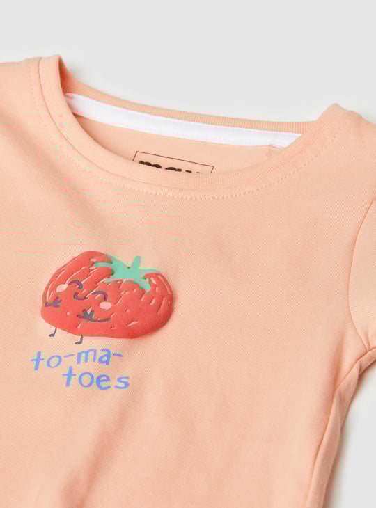 Girls Printed T-shirt - Pack of 3