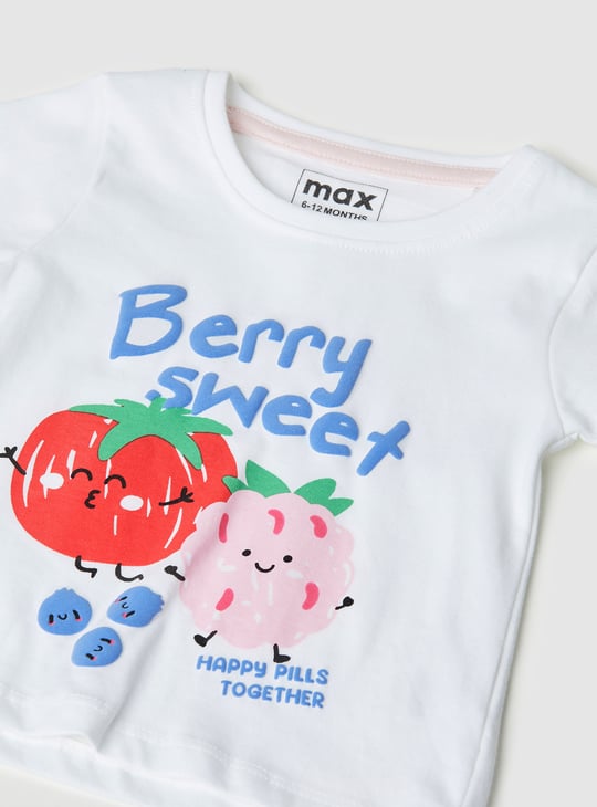 Girls Printed T-shirt - Pack of 3