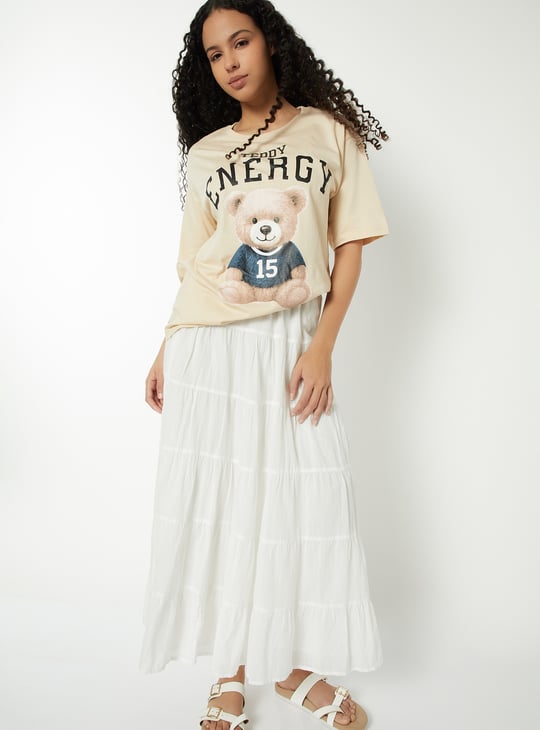 Women Printed Oversized T-shirt