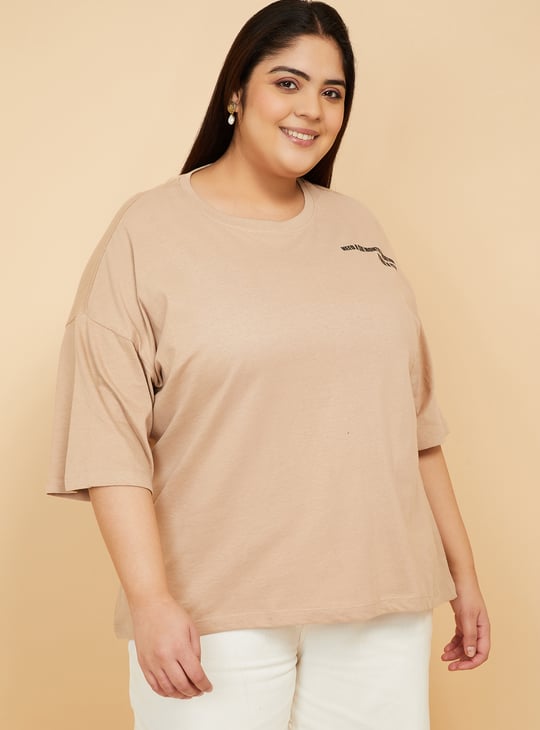 ALAYA F x URB_N Women Printed Oversized T-shirt