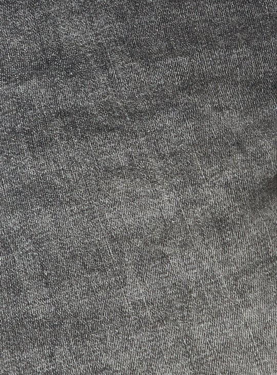 Women Washed Boxy Fit Crop Jeans