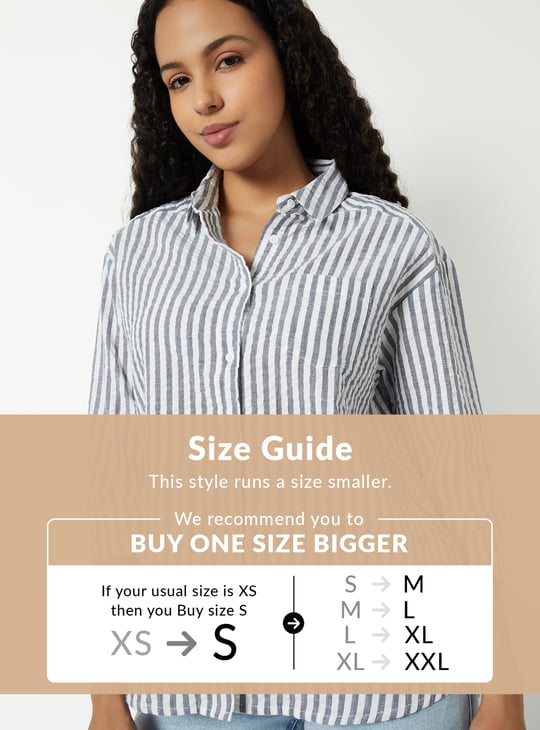 Women Seersucker Regular Fit Shirt