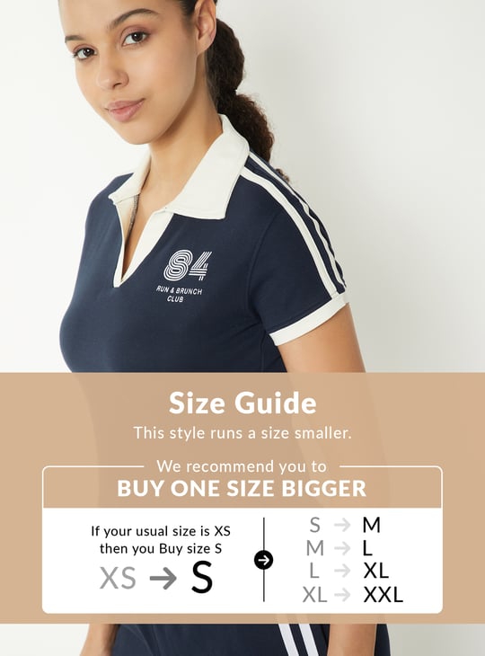 Women Colourblock Johnny Collar Sports T-shirt