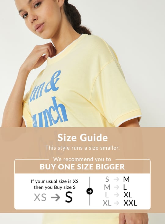 Women Printed Oversized T-shirt