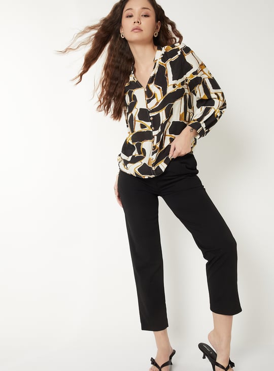 Women Printed Shirt Top