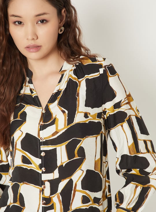 Women Printed Shirt Top