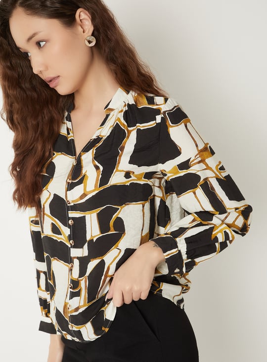 Women Printed Shirt Top