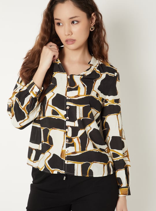 Women Printed Shirt Top