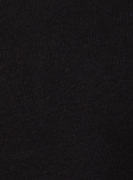 Women Solid Johnny Collar Sports T-shirt