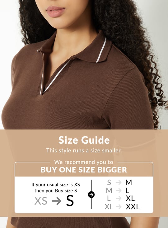 Women Solid Johnny Collar Sports T-shirt