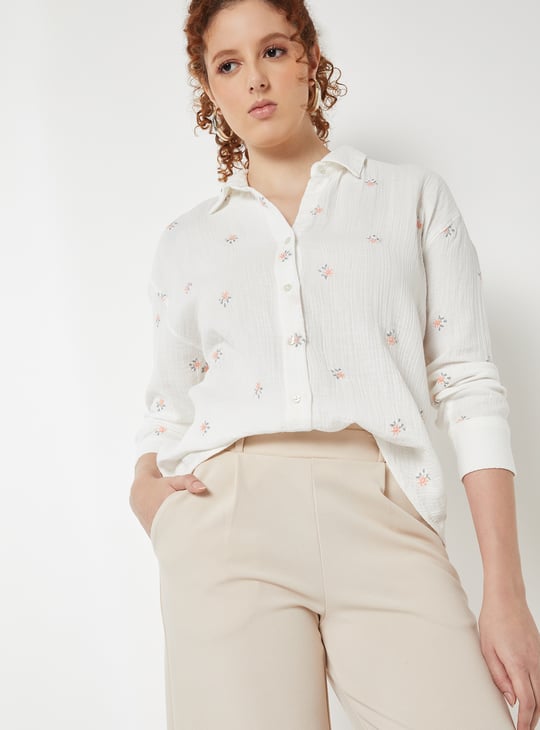 Women Embroidered Shirt