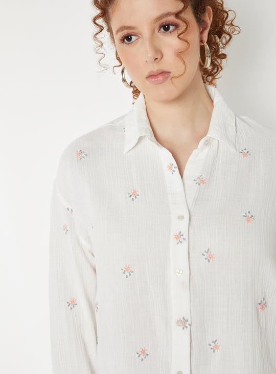 Women Embroidered Shirt